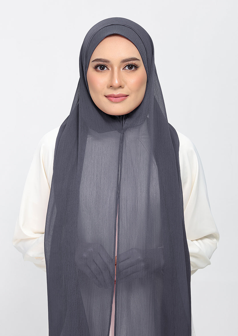 Iron-Plain Crinkled Chiffon