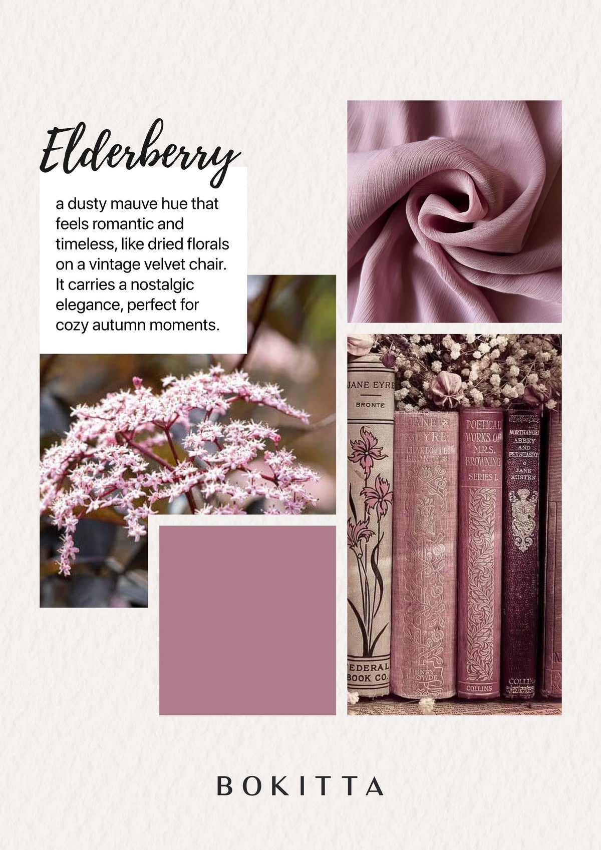 Elderberry - Plain Crinkled Chiffon
