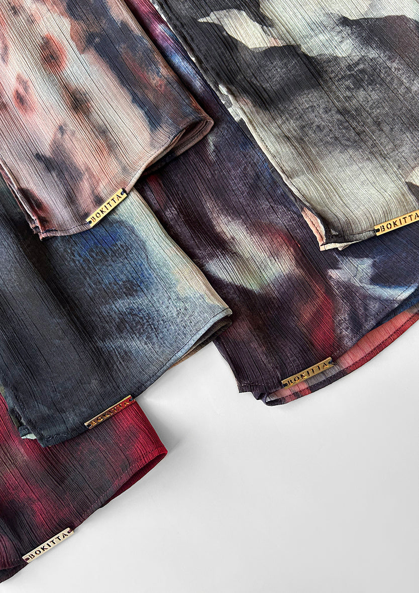 Timber Flame - Instant Hijab With Inner