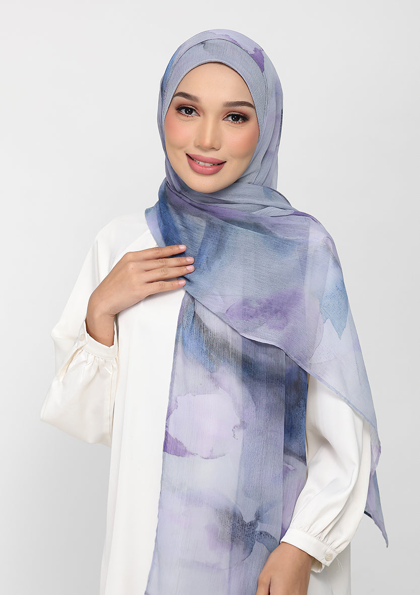 Ocean Haze - Instant Hijab With Inner