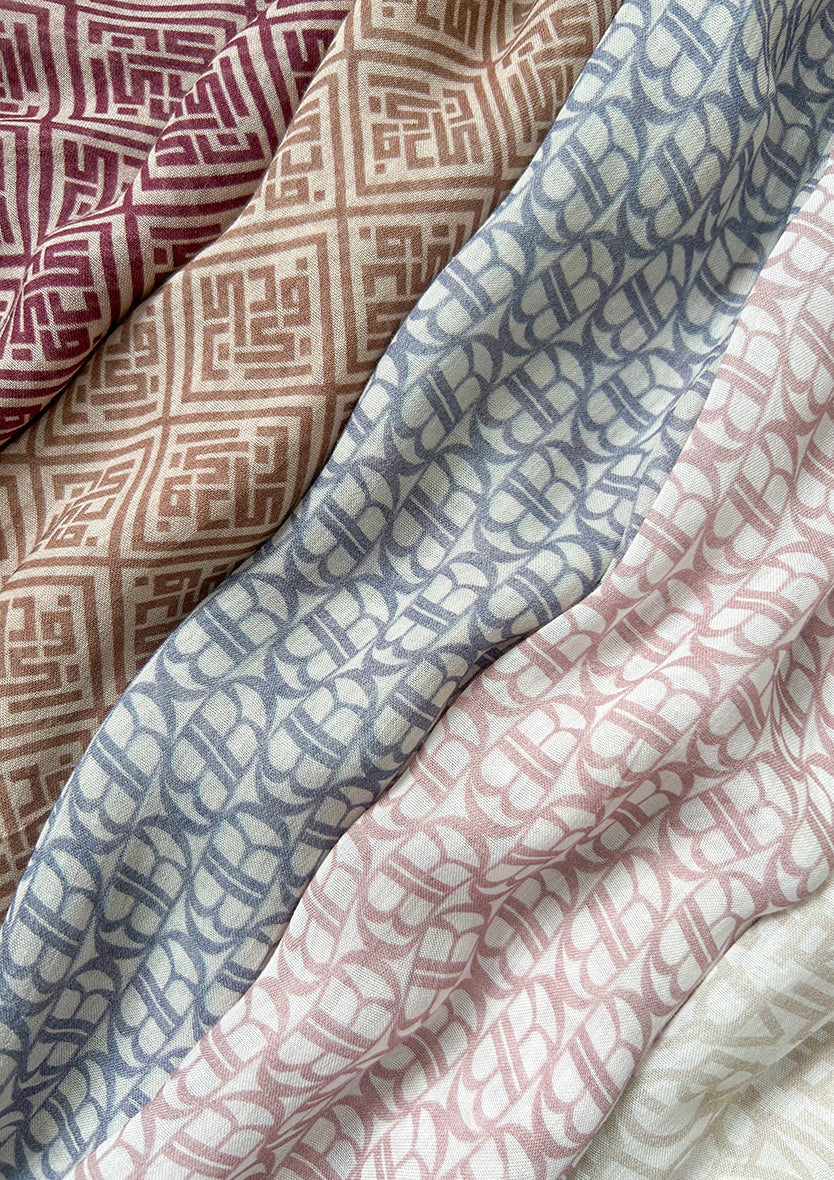 Bokitta Oblique Stone - Instant Modal Woven