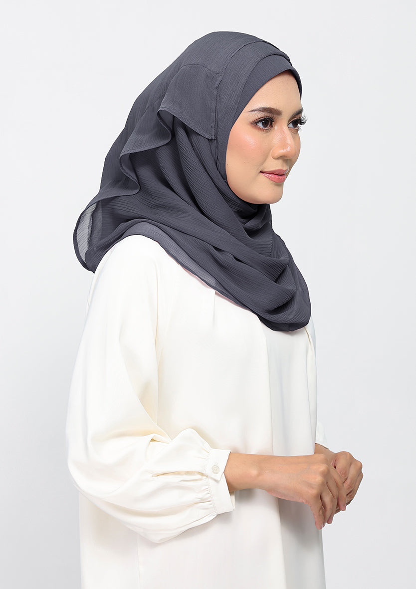 Iron-Plain Crinkled Chiffon