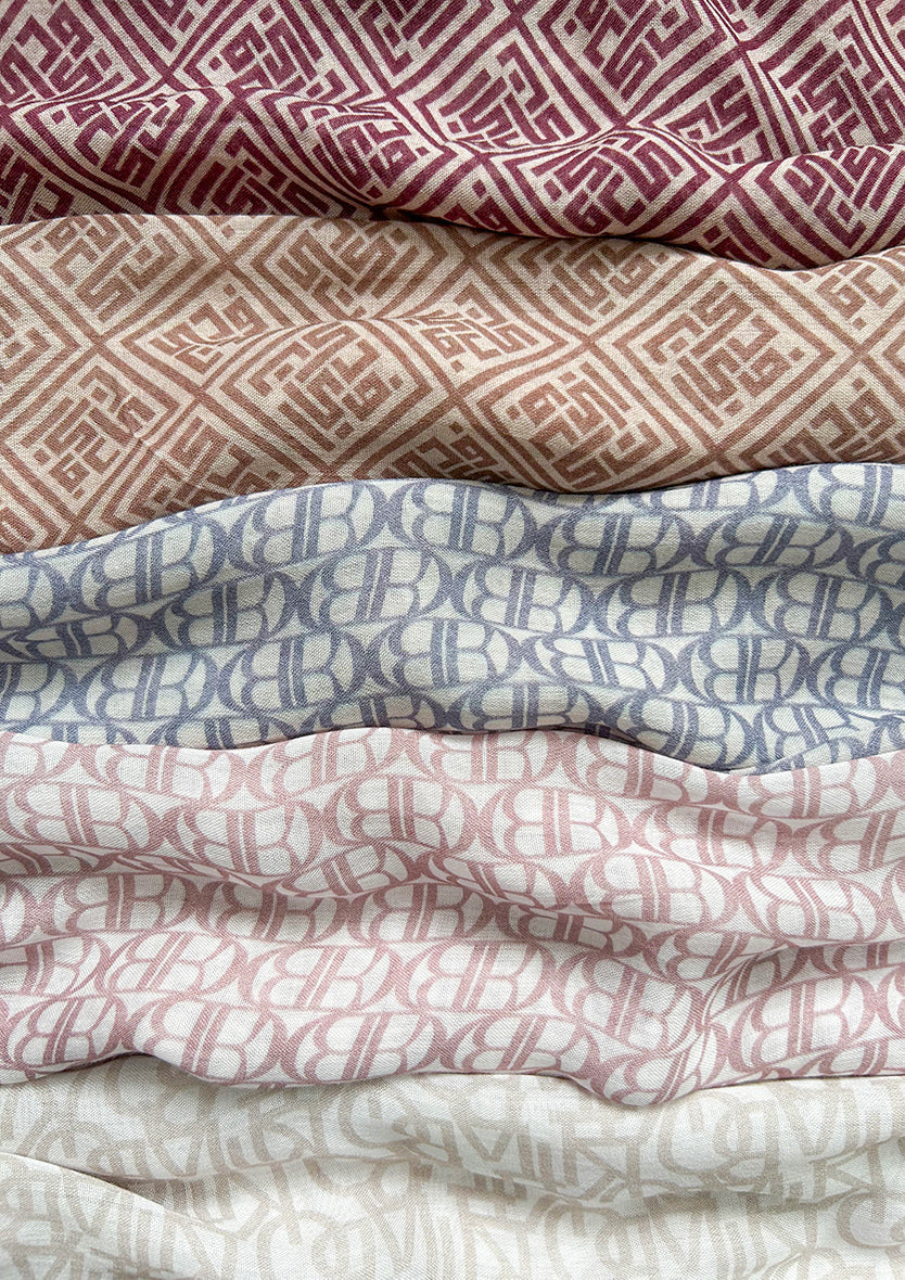 Bokitta Oblique Stone - Instant Modal Woven