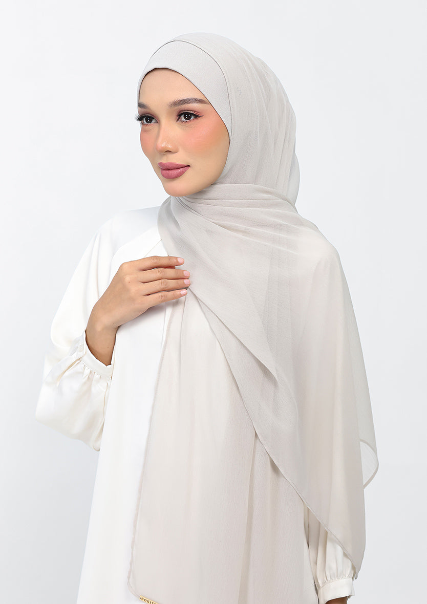Moonbeam - Plain Crinkled Chiffon