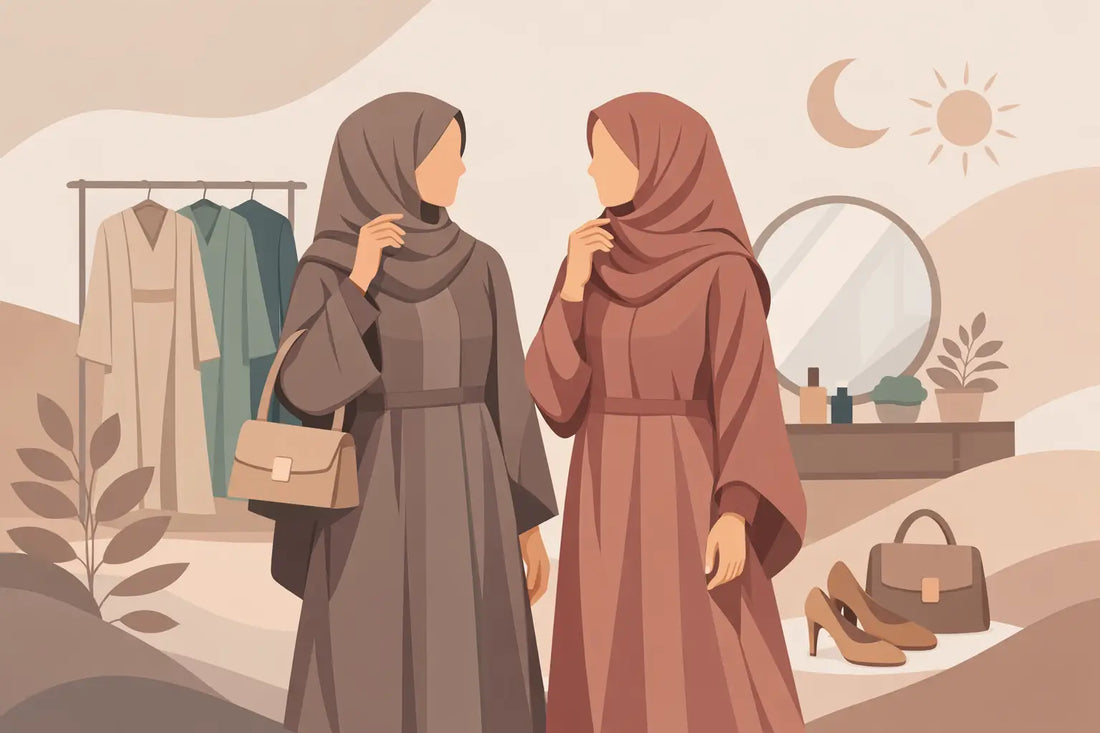 How to Style Matching Abaya Hijab Sets