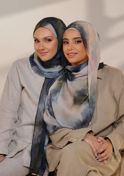 Autumn Mist - Instant Hijab With Inner