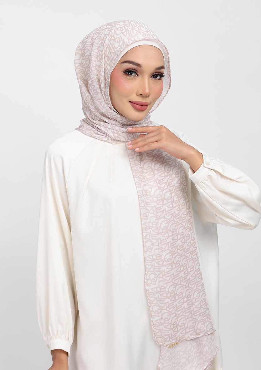 Bokitta Oblique Stone - Instant Modal Woven