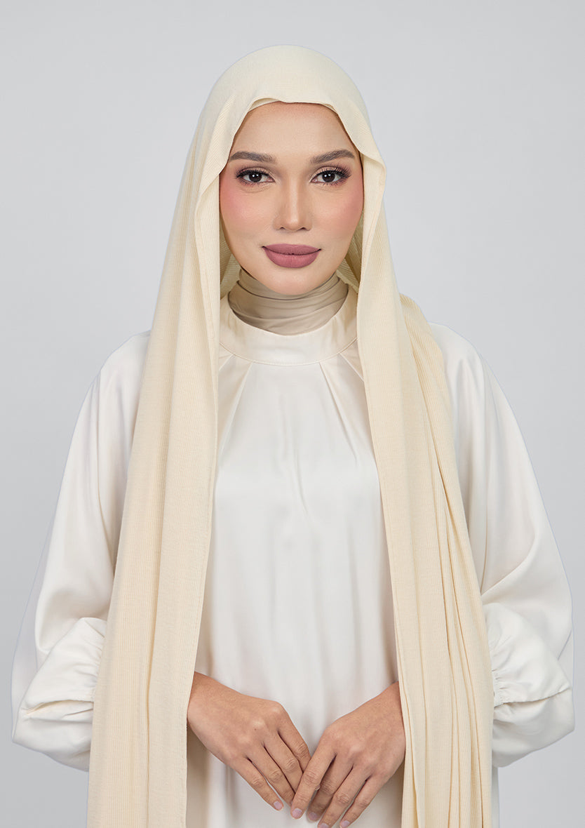 Angora - Ribbed Lenzing MicroModal Jersey Shawl