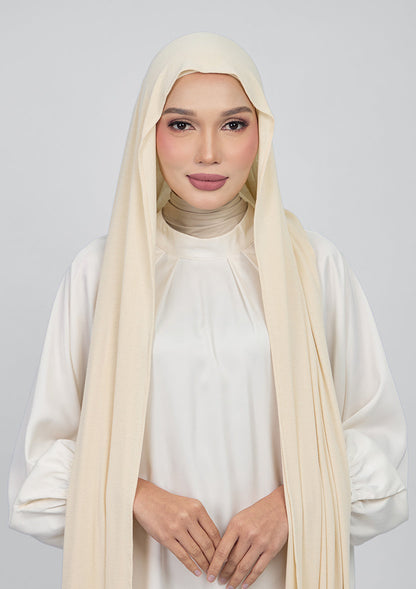 Angora - Ribbed Lenzing MicroModal Jersey Shawl