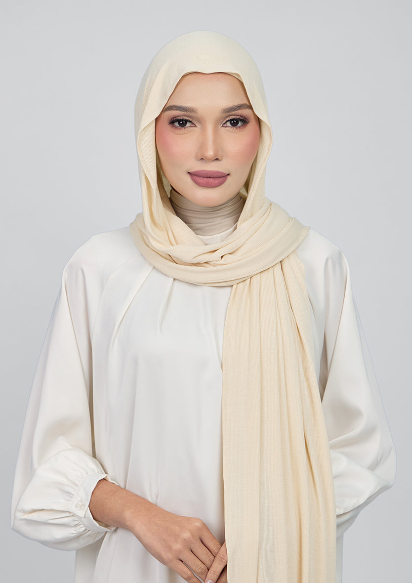 Angora - Ribbed Lenzing MicroModal Jersey Shawl