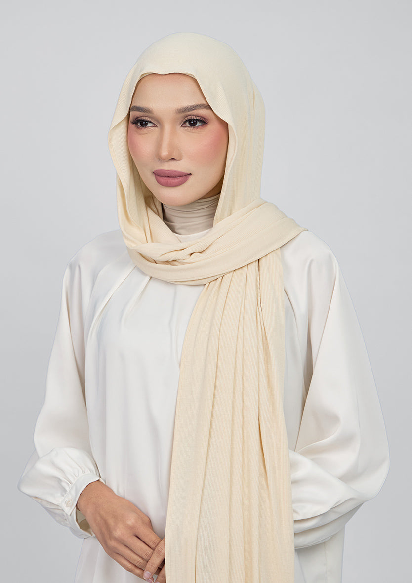 Angora - Ribbed Lenzing MicroModal Jersey Shawl