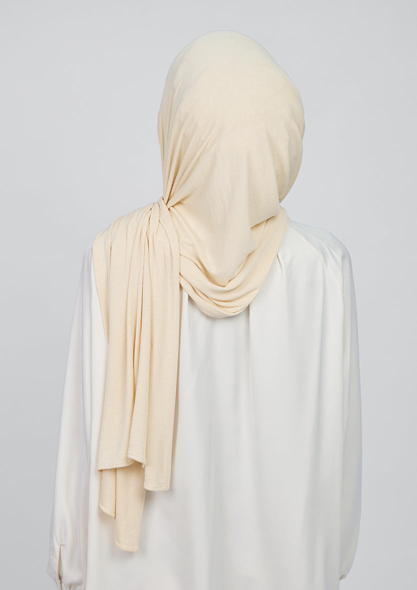 Angora - Ribbed Lenzing MicroModal Jersey Shawl