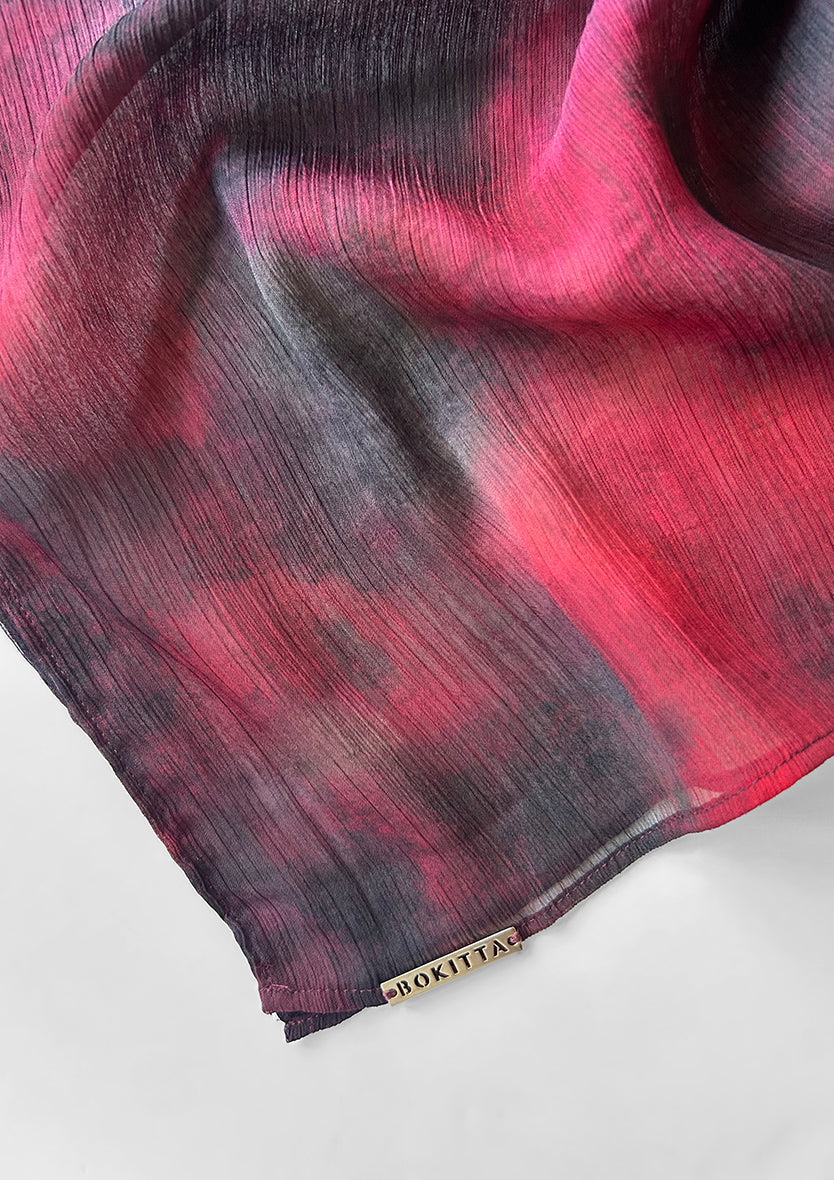 Burning Rose - Instant Hijab With Inner