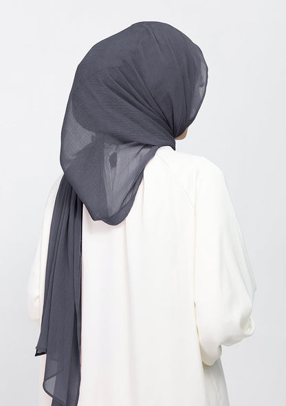 Iron-Plain Crinkled Chiffon