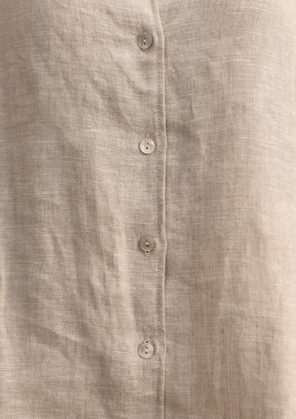 100% Italian Linen Co-ord Set - Natural Beige