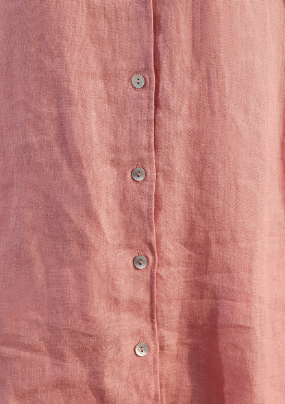 100% Italian Linen Co-ord Set - Pink