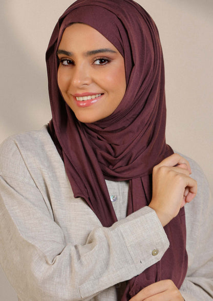 Burgundy - Instant Jersey Lenzing®