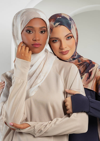 Women’s Modest Two-Piece Soft-Touch Modal Lounge Set – Relaxed Fit – Purple