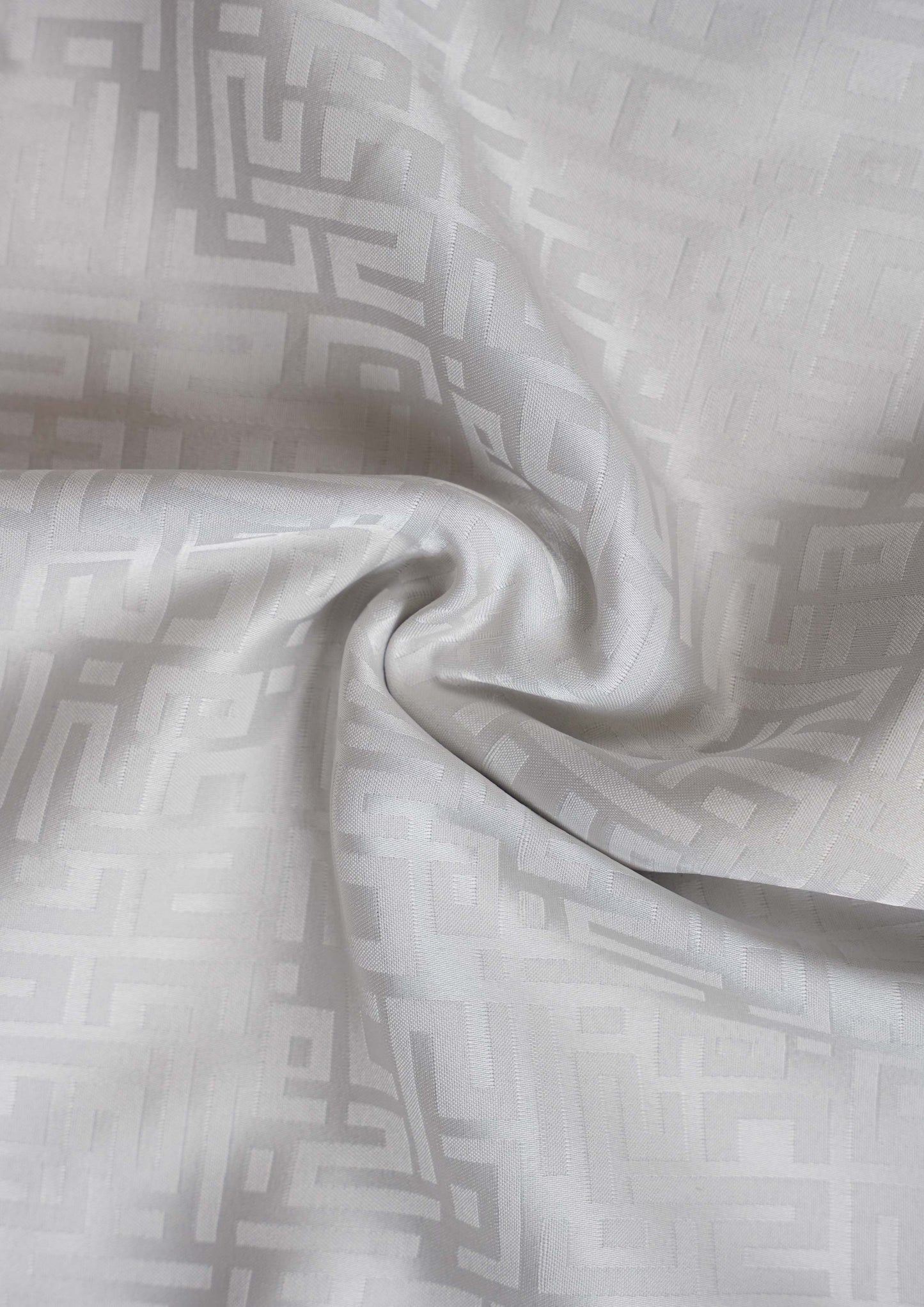 Monogram Gray-Women prayer set-Plain Jacquard Satin