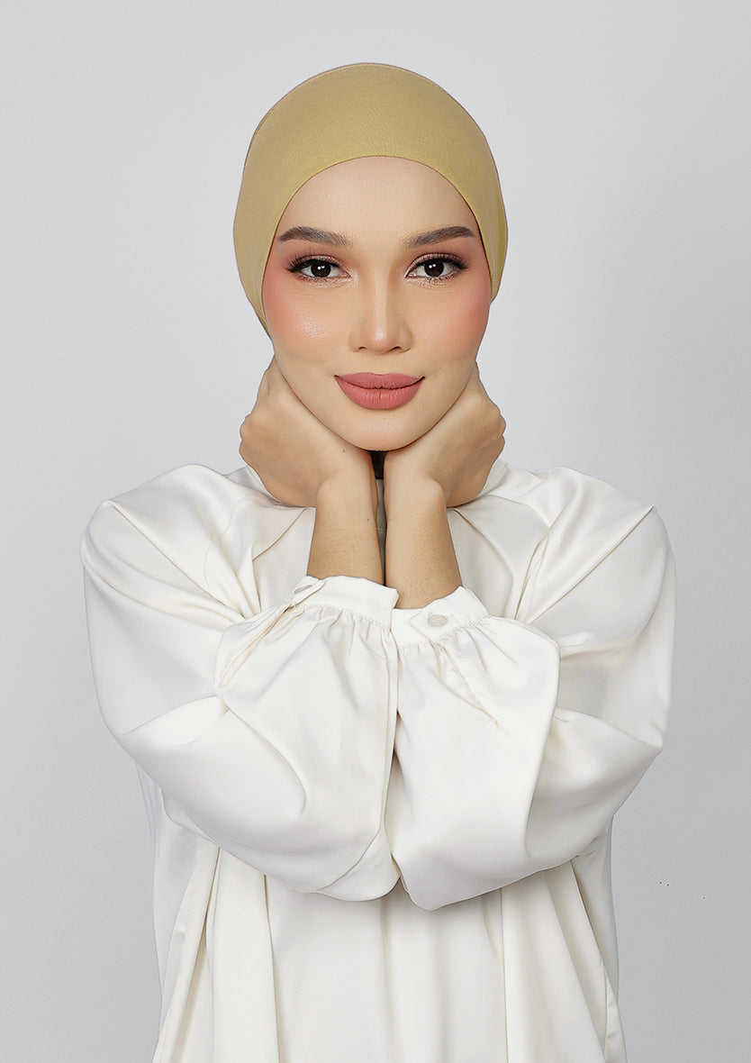 Honey Gold - Plain Crinkled Chiffon