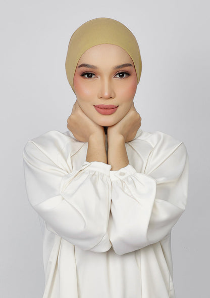 Honey Gold - Plain Crinkled Chiffon