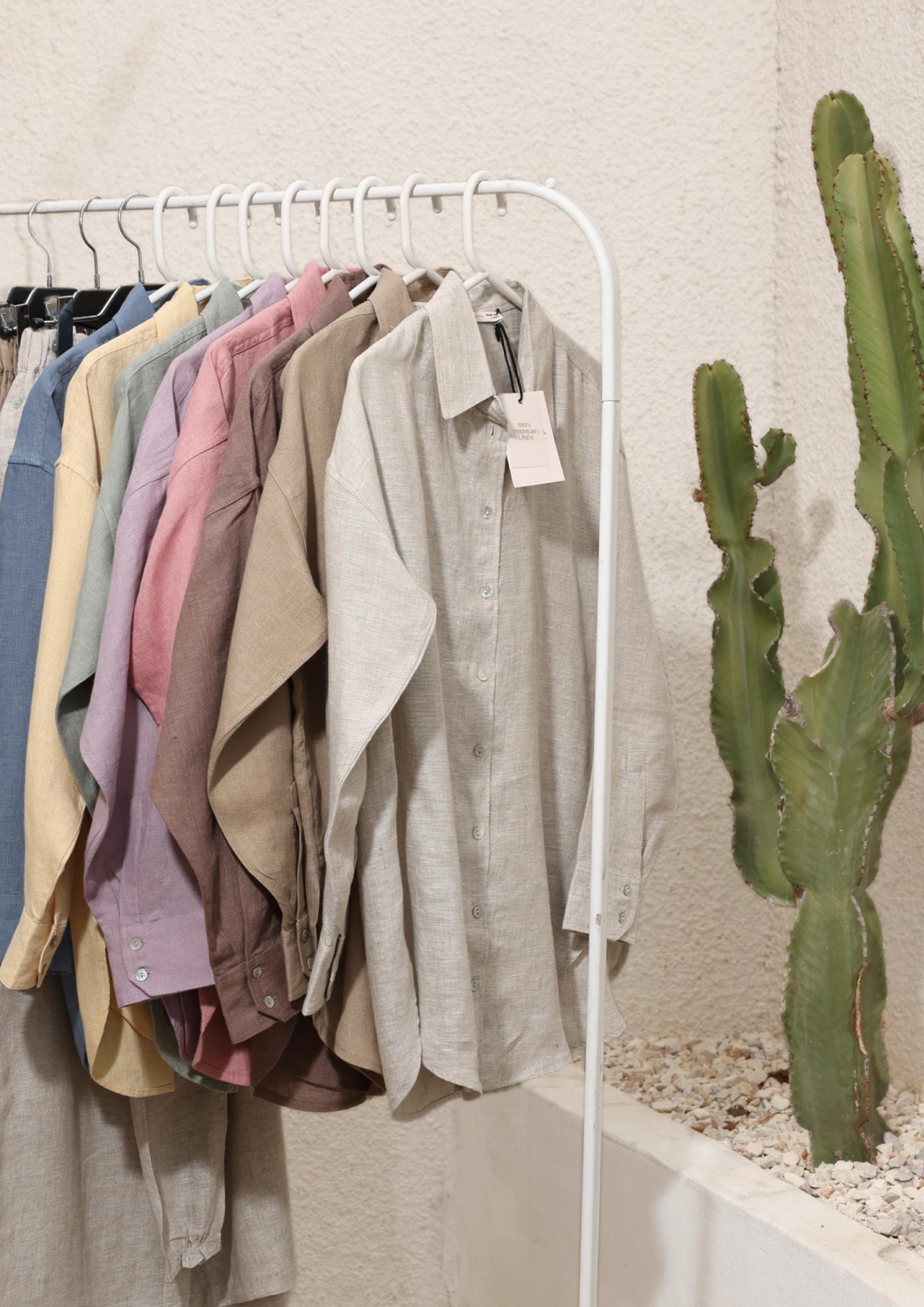 100% Italian Linen Co-ord Set - Sage Green