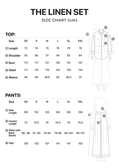 100% Italian Linen Co-ord Set - Sage Green