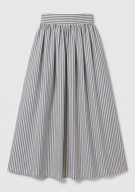Tuscany Skirt - Navy - 100% cotton